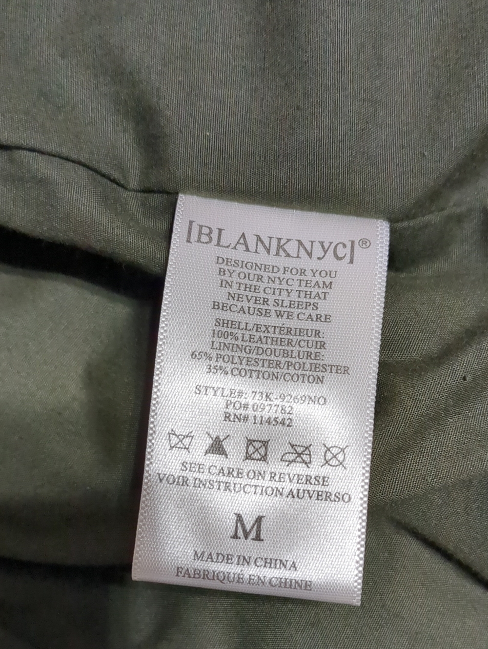 BLANKNYC Women’s Luxury Cropped Herb Suede Jacket Size Medium - Picture 12 of 15